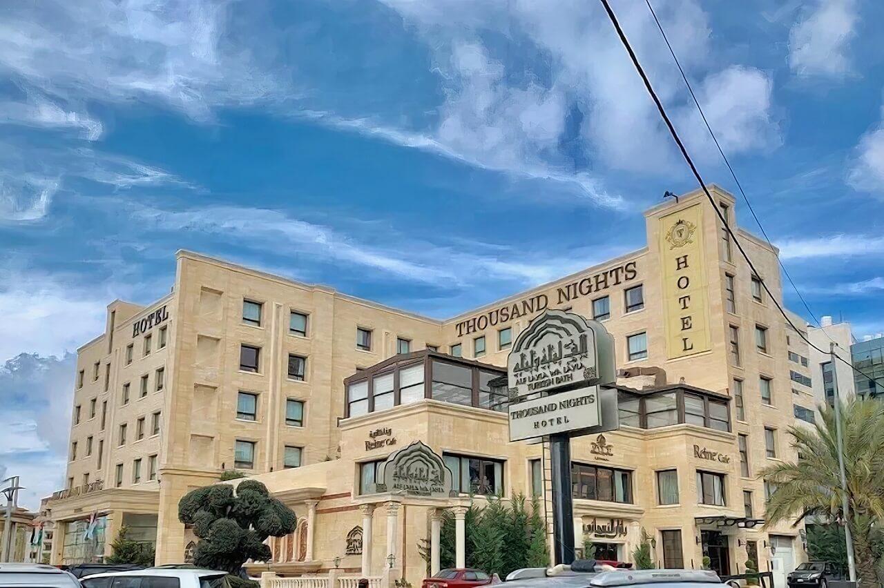 Thousand Nights Hotel Amman Exterior photo The hotel in 2019
